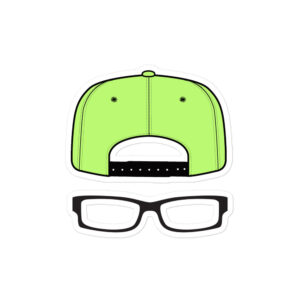 Eureka Comedy House - Hat & Glasses - Bubble-free stickers - Image 3