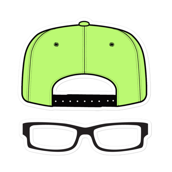 Eureka Comedy House - Hat & Glasses - Bubble-free stickers